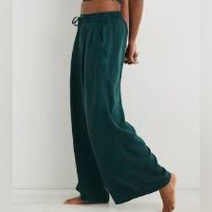 Aerie Twill Wide Leg
